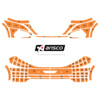 Arisco Sto stangen Peugeot 208 2012-2019 Avery Prismatic T7514 Orange