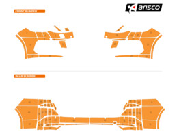 Arisco Bumpers Peugeot 308 SW 2014-2021 Avery Prismatic T7514 Orange FPS   RPS