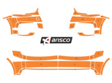 Arisco Sto stangen Audi A1 2018- Avery Prismatic Orange