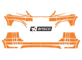 Arisco Sto stangen Seat Alhambra 2010-2020 Avery Prismatic T7514 Orange