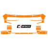 Arisco Bumpers VW Transporter T6 2016 2021 Avery Prismatic Fluo Orange Barn Door