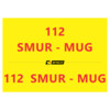 Lettering  112 SMUR - MUG   hood and rear doors 