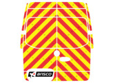 Striping Mercedes Sprinter 2018 H2 - Chevrons T7500 Red/Yellow 10 cm - without windows