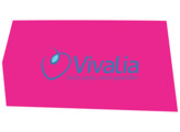 Full color logo  One Way Vision    Laminat  wei er Hintergrund  - 75x52 cm Vivalia