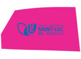 Full color logo  One Way Vision    Laminat  wei er Hintergrund  - 75x52 cm UCL Saint-Luc