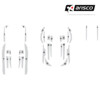 Striping Volvo XC90 - Bandes a l interieur des portes et couvercle de coffre - T11500 Blanc