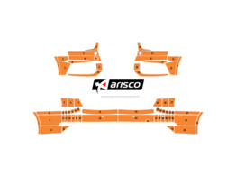 Arisco Bumpers Audi A4 Berline 2019- Avery Prismatic Oranje