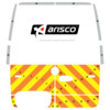 Striping Mercedes Sprinter 2019 H2 - Demi Chevrons  sous vitres  T11500 Orange/Jaune/Blanc 10 cm   S