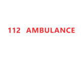 Lettering  112 AMBULANCE  9 cm  rear doors 