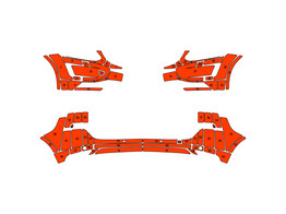 Arisco Bumpers Volvo XC60 2017- Avery Prismatic T11514 Orange