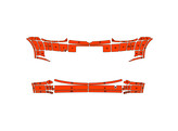 Arisco Bumpers VW Caddy Maxi Van 2003-2021 Avery Prismatic T7514 Orange