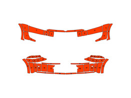 Arisco Bumpers VW Polo 2009-2017 Avery Prismatic T7514 Orange