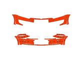 Arisco Bumpers VW Polo 2009-2017 Avery Prismatic T7514 Orange