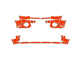 Arisco Bumpers Peugeot Partner 2008-2018 Avery Prismatic T7514 Orange RPS FPS