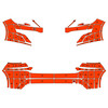 Arisco Bumpers Peugeot 308 Berline 2021- Avery Prismatic T7514 Orange