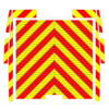 Striping Mercedes Sprinter 313CDI Roller Shutter - Chevrons V8000 Red/Yellow 10 cm