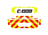 Striping Peugeot 5008 2019 - Chevrons T7500 Red/Yellow 10 cm - Evonik Antwerpen nv