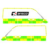 Striping Mercedes Sprinter 2018 L2H2 - Battenburg T11500 Green/Yellow/White  left   right  2 sliding