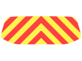 Full color  One Way Vision    Laminat 138x86cm - Mercedes Vito - Heckklappe - Chevrons Heckscheibe -