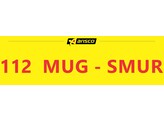 Inscription  112 MUG - SMUR  6 5cm hayon