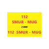 Inscription  112 SMUR-MUG  5cm hayon