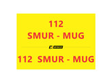 Inscription  112 SMUR-MUG  5cm hayon