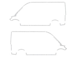 Outline Mercedes Sprinter 2019 L2H2 - ECE104 White