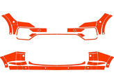 Arisco Bumpers VW Touareg 2020- Avery Prismatic T7514 Oranje