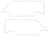 Outline Volkswagen Transporter T6.1 2016 L2H1 - ECE104 White Class III