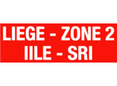 Lettering  LIEGE ZONE 2 IILE-SRI  - White