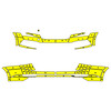 Arisco Bumpers Skoda Superb Combi 2015- Prismatic Yellow FPS   RPS   Headlight washers