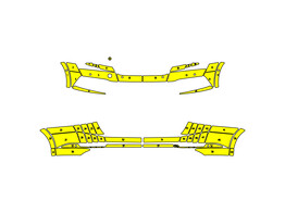 Arisco Bumpers Skoda Superb Combi 2015- Prismatic Geel FPS   RPS   Koplampsproeiers