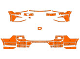 Arisco Bumpers VW Passat Berline 2014- Orange  FPS   RPS 