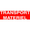 Lettering  TRANSPORT MATERIEL  - White - ZdS NAGE