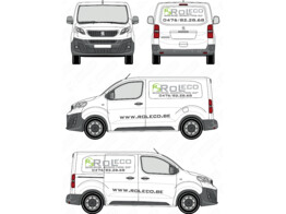 Full color logo  vinyl  - RolEco  Peugeot Partner 