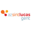 Full color logo  One Way Vision    laminaat  witte achtergrond  - 75x52 cm AZ Sint-Lucas Gent