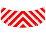 Red/White RA2 10cm Volkswagen T6 - Hood