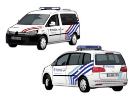 Police Striping classe 2 Sedan