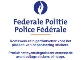 Full color  Vinyl  - PolFed sticker nettoyant carrosserie