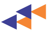 Civiele logo 4 driehoeken oranje/blauw klasse I