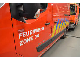 Lettering  FEUERWEHR ZONE DG  - White