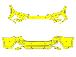 Arisco Bumpers BMW 320D 2019- Avery Prismatic T11513 Fluo Yellow