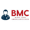 Full color logo  Vinyl     stratifie  fond blanc  -  40 cm BMC High Care Ambulancezorg