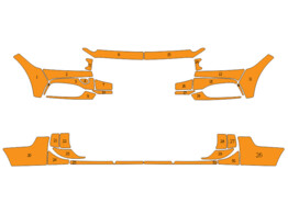 Arisco Bumpers Volvo V90 Cross Country 2021- Avery Prismatic Orange