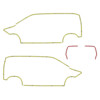 Outline Opel Combo Life L1 Avery ECE104 yellow and red