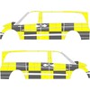 Striping MB Vito/Viano 2008 Traffic Officer Yellow/Black 2 sliding doors