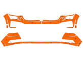 Arisco Bumpers Skoda Kodiaq 2016-2021 Oranje  FPS   RPS  koplampsproeiers