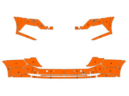 Arisco Bumpers Skoda Octavia Berline 2022 - Oranje