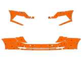 Arisco Bumpers Skoda Octavia Berline 2022- Orange