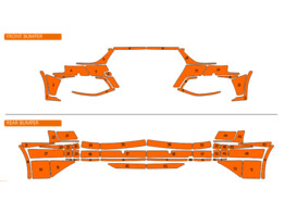 Arisco Bumpers Audi A4 Berline Quattro 2019- ohne Button blast